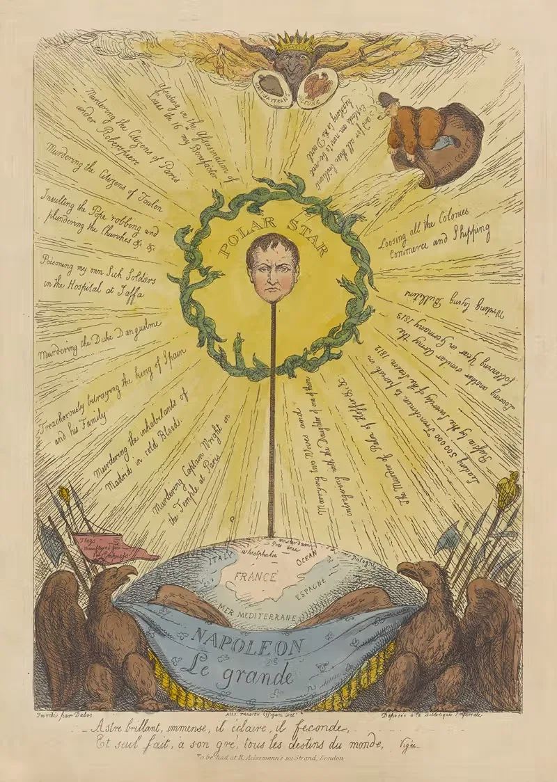Наполеон Великий by Томас Роуландсон, 1813 — digital art print download