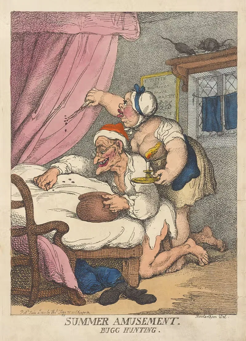 Летние развлечения. Охота на жуков by Томас Роуландсон, 1811 — digital art print download