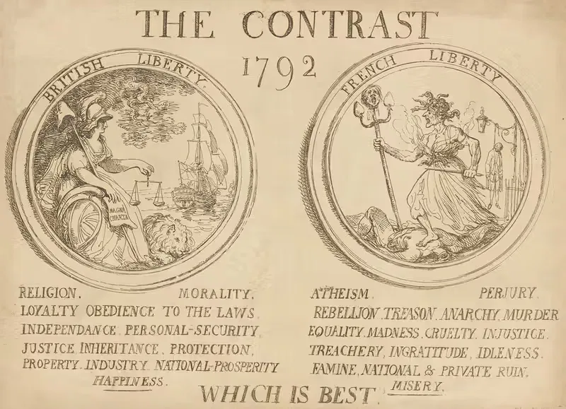 The contrast 1792 by Thomas Rowlandson — digital art print download