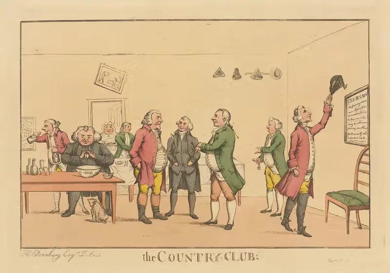The country club — Thomas Rowlandson