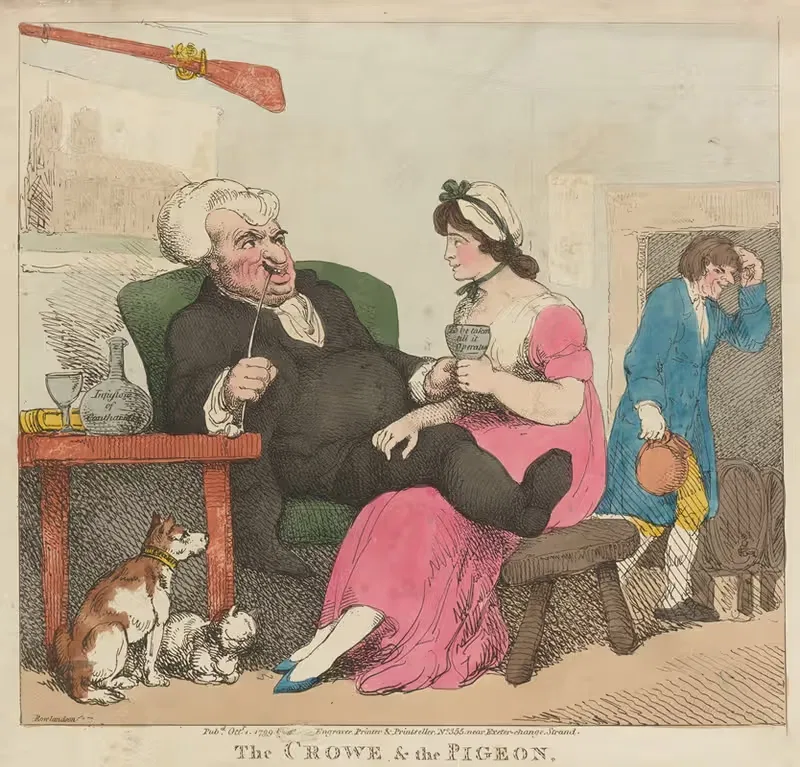 Воробей и голубь by Томас Роуландсон, 1799 — digital art print download