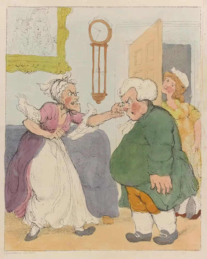 Серая кобыла лучше лошади by Томас Роуландсон, 1815 — digital art print download