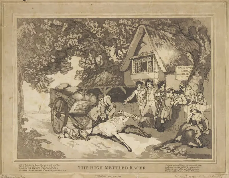 Высококлассный гонщик by Томас Роуландсон, 1789 — digital art print download