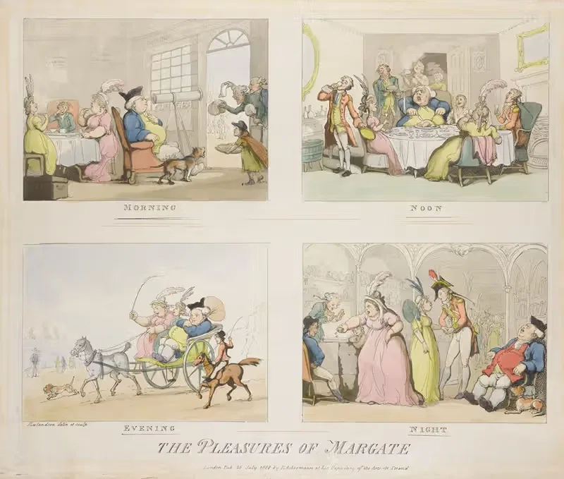 The pleasures of Margate — Thomas Rowlandson