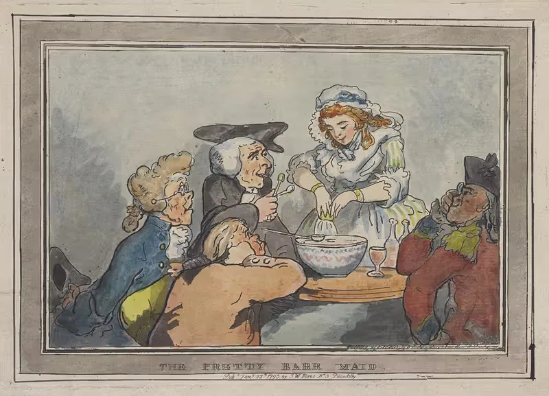 Симпатичная горничная by Томас Роуландсон, 1796 — digital art print download