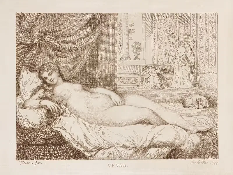 Венера by Томас Роуландсон, 1799 — digital art print download