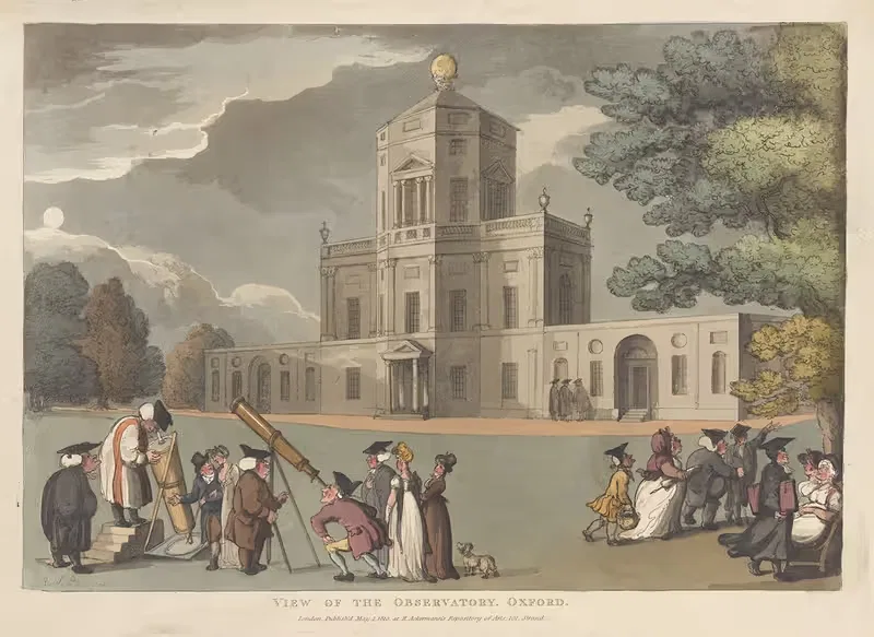 View of the Observatory. Oxford — Thomas Rowlandson