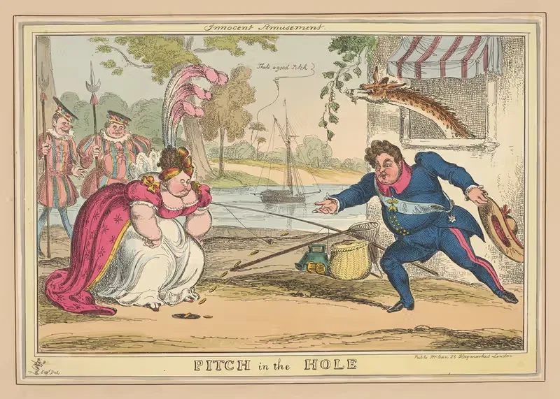Innocent amusement. Pitch in the hole. — William Heath