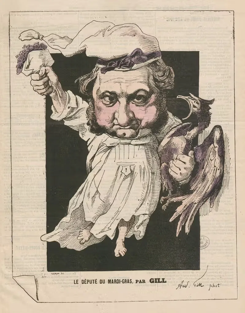 M. Rouher; Le député du Mardi-Gras — André Gill