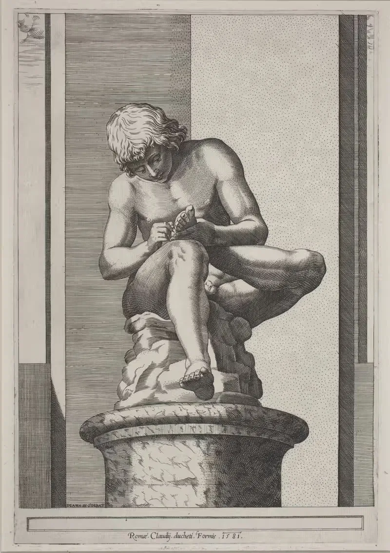 Спинарий by Диана Скультори, 1581 — digital art print download