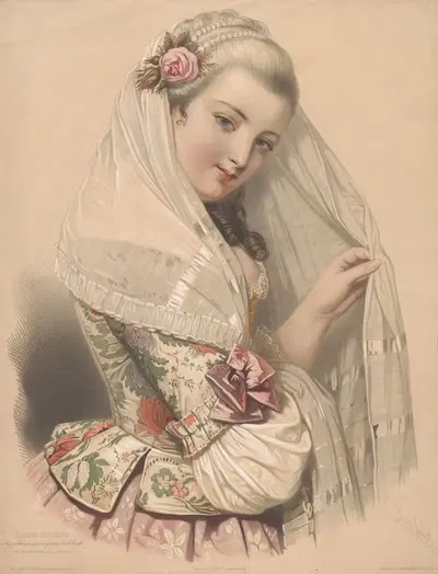 Роза мускусная by Эмиль Ласаль, 1844-1850 — digital art print download