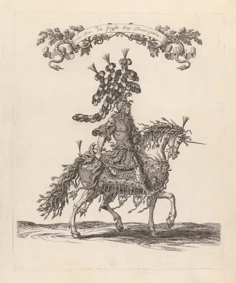 Герцог Гизов, король Америки by Франсуа Шово, 1670 — digital art print download