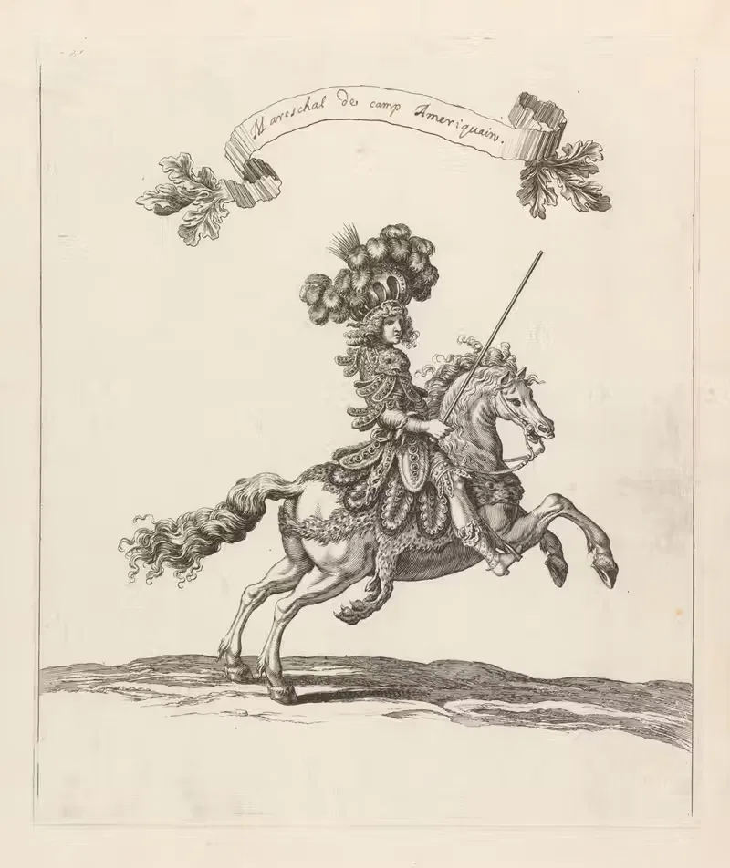 Маршал лагеря Америкен by Франсуа Шово, 1670 — digital art print download