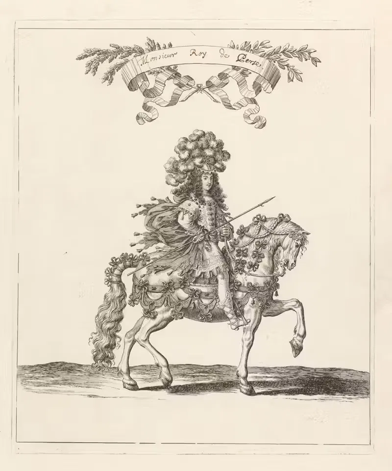 Месье Руа де Перс by Франсуа Шово, 1670 — digital art print download