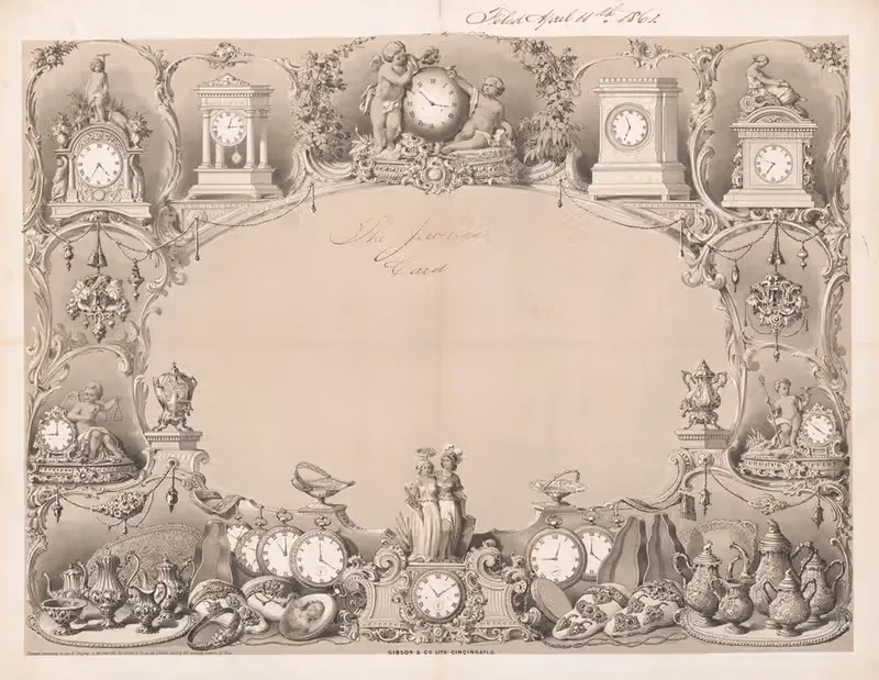 The jeweler's card — Gibson & Co. Lith