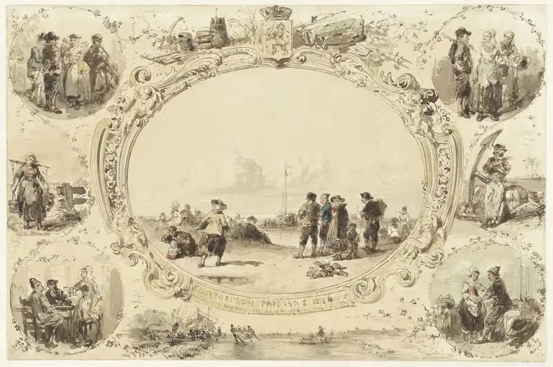 Сувениры из Нидерландов by Герман Фредерик Карел Тен Кейт, 1854 — digital art print download