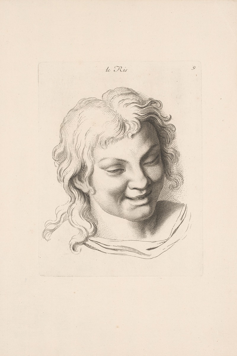 Le ris by Jean Audran, 1727 — digital art print download