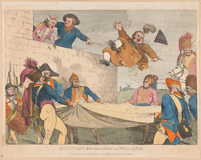 Military recreation in Holland — Johann Heinrich Ramberg