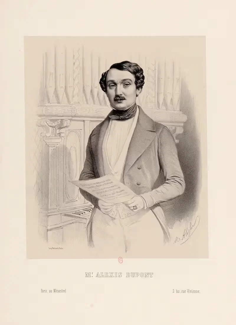 Алексис Дюпон by Мари-Александр Алоф, 1840 — digital art print download