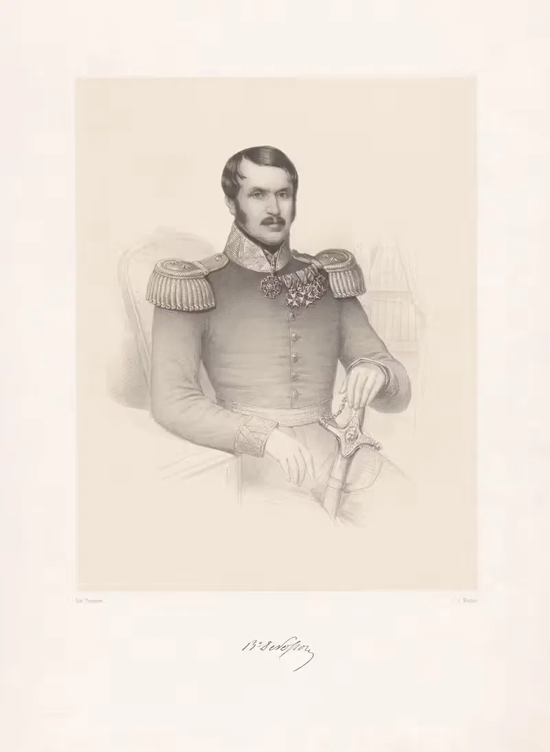 Portrait of an unknown man — Marie-Alexandre Alophe