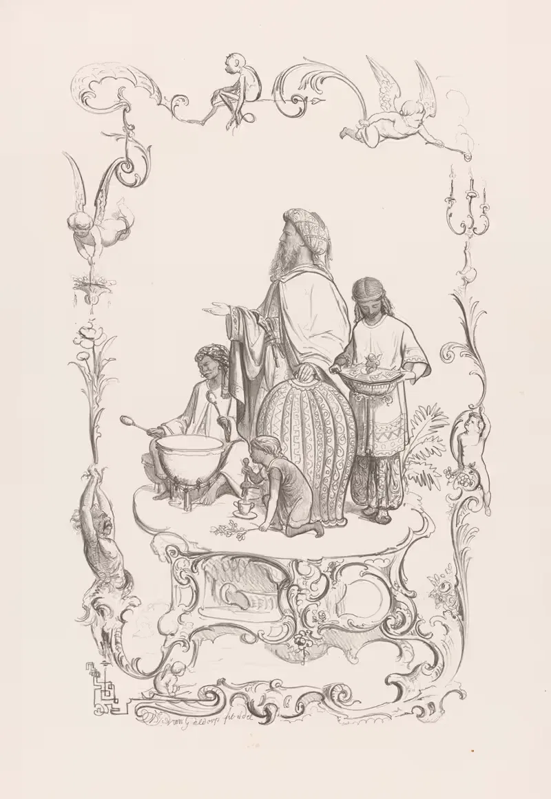 Восточный продавец кофе by Виллемус Петрюс ван Гелдорп, 1872 — digital art print download