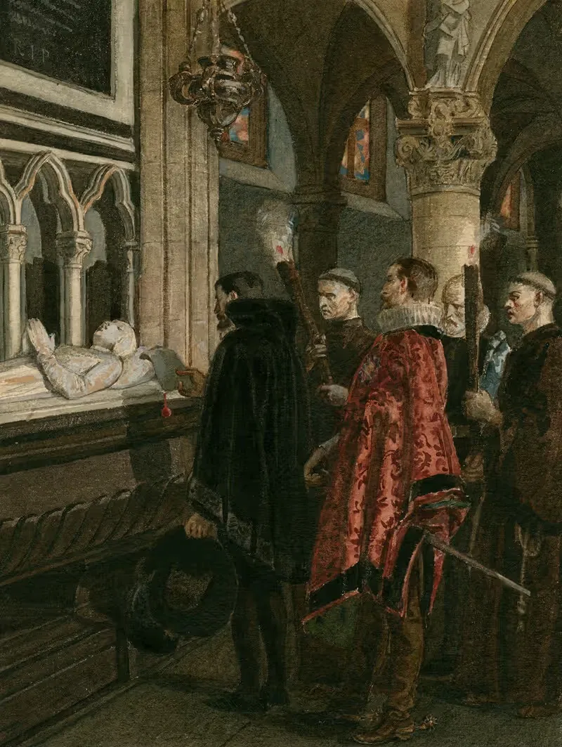 Много шума из ничего, акт 5, сцена 3 by Александр Бида, 1893 — digital art print download