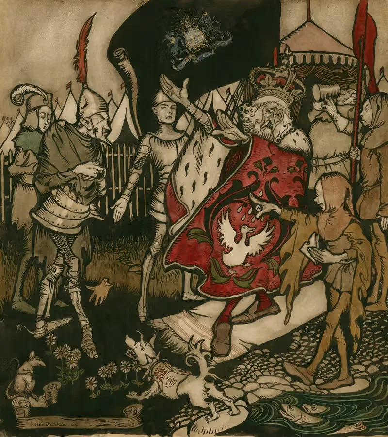 King Henry IV, pt. 1, act V, scene 1 — Arthur Rackham