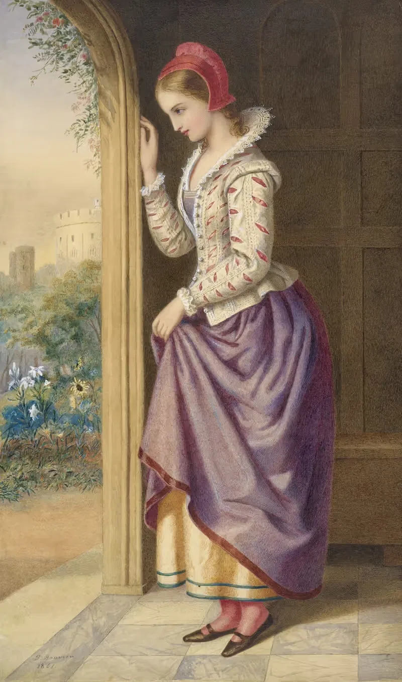Сладкая Энн Пейдж by Август Жюль Бувье, 1861 — digital art print download