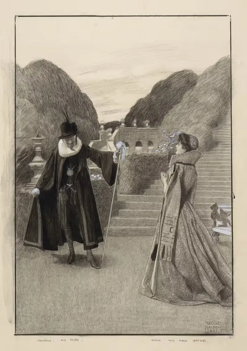 Двенадцатая ночь в Ее Величестве by Балиол Салмон, 1901 — digital art print download