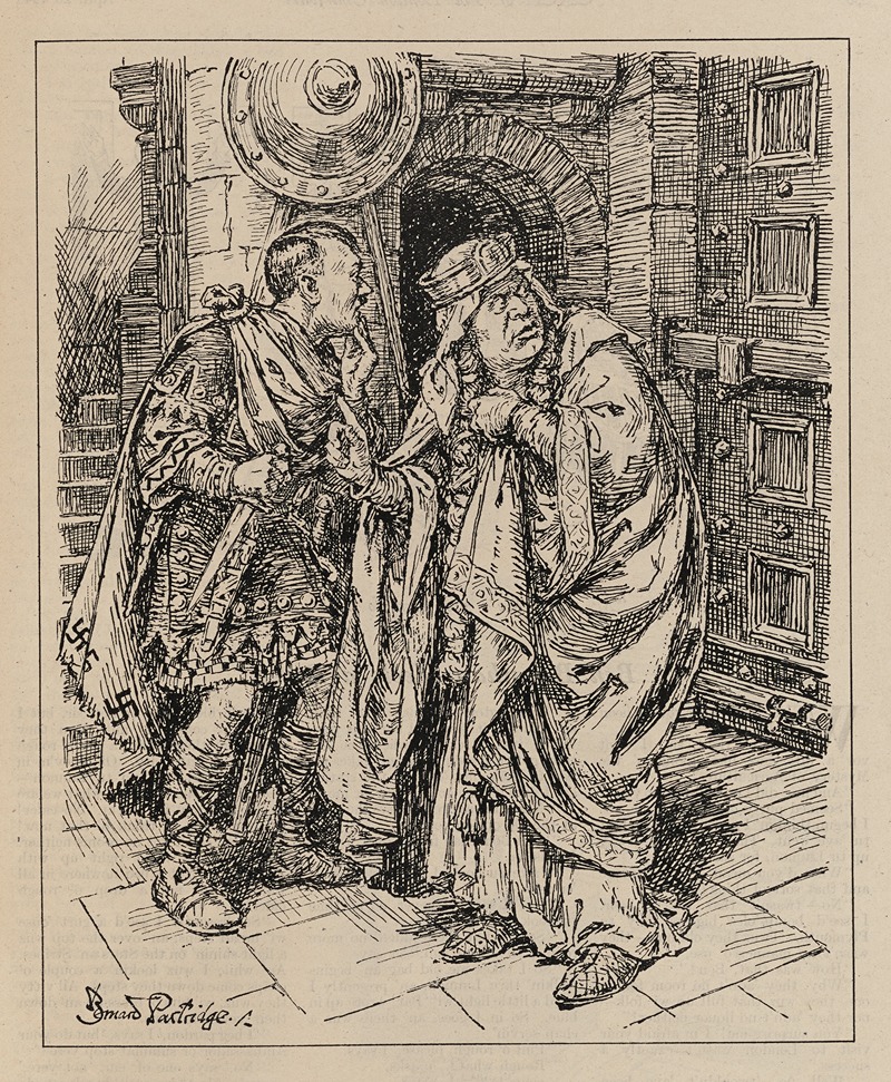 Макдуфф у ворот by Бернард Партридж, 1943 — digital art print download