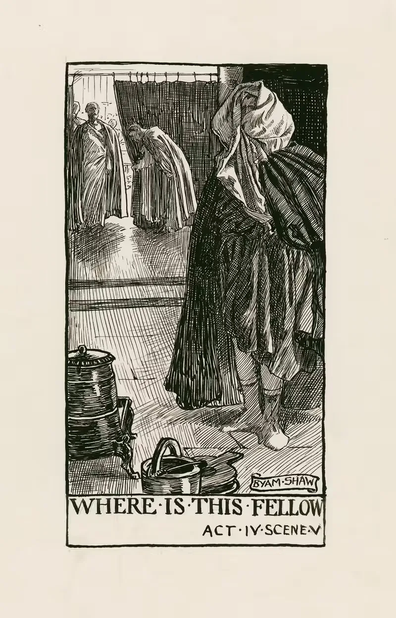 Coriolanus; Where is this fellow Act IV Scene V — Byam Shaw