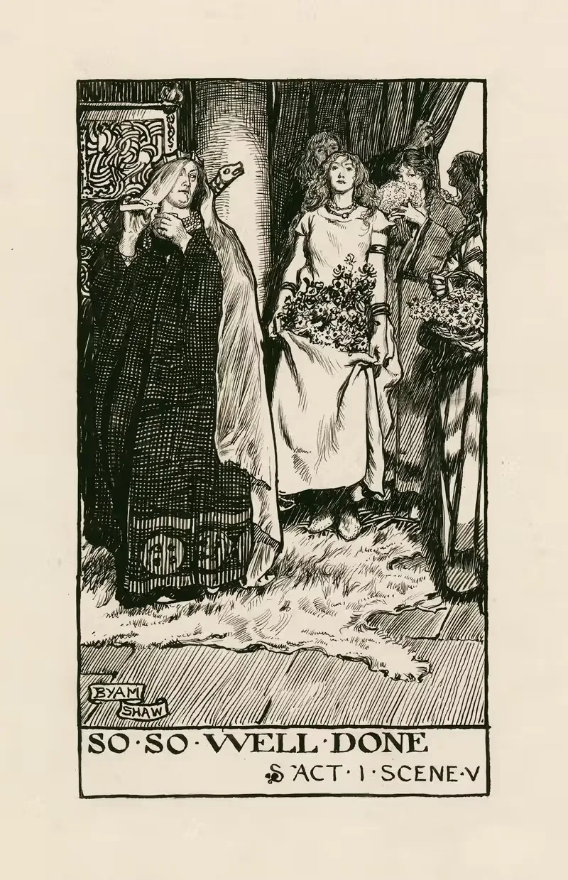 Cymbeline; So so well done Act I Scene V — Byam Shaw
