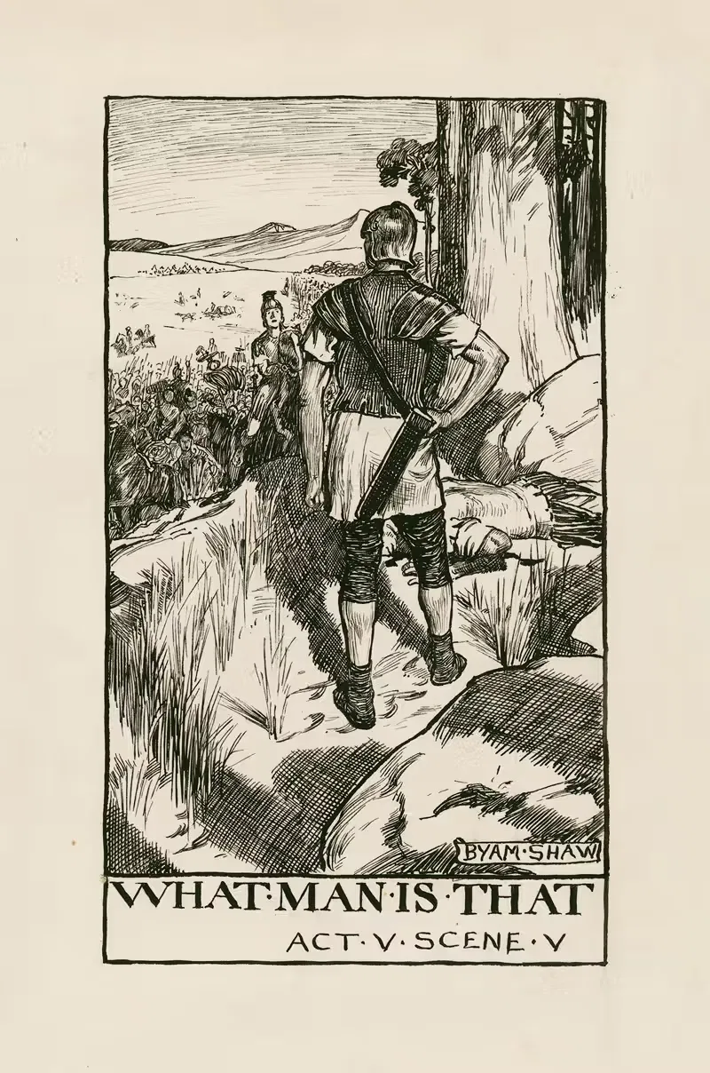Юлий Цезарь; Кто этот человек Акт V Сцена V by Бьям Шоу, 1900 — digital art print download