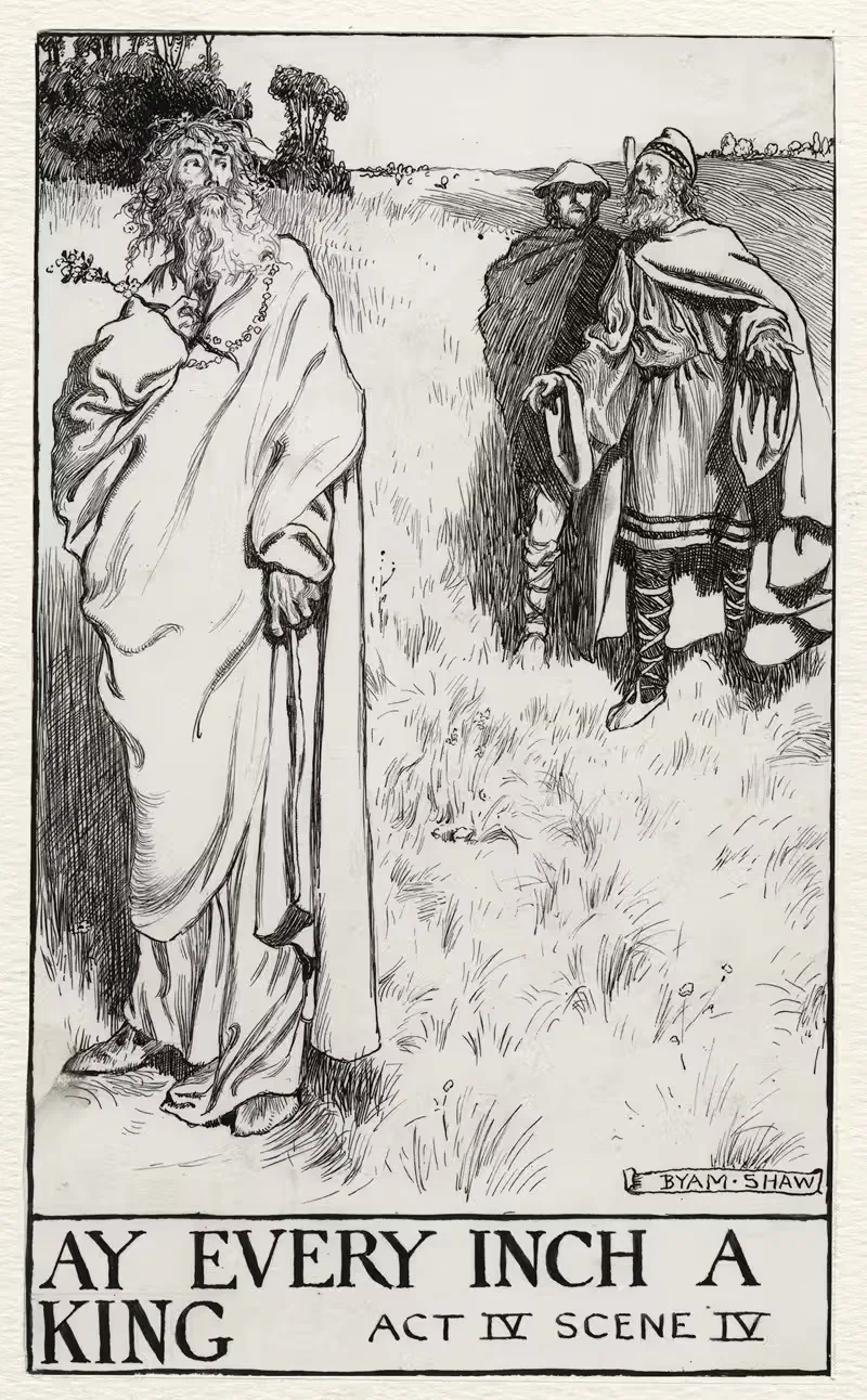 Король Лир; Да, каждый дюйм — король, акт IV, сцена IV — Бьям Шоу