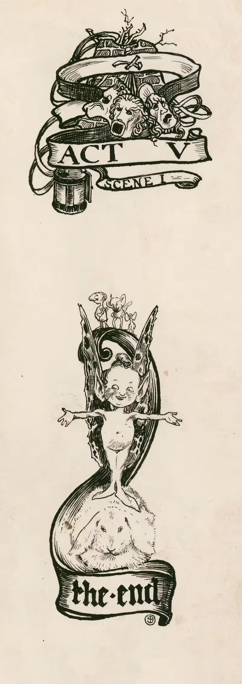 Сон в летнюю ночь; Заголовки 2 by Бьям Шоу, 1900 — digital art print download
