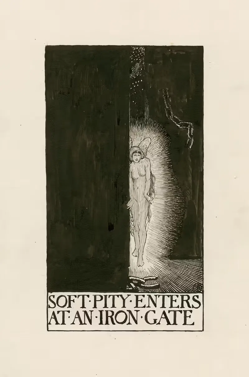 Poems; Soft pity enters at an iron gate — Byam Shaw