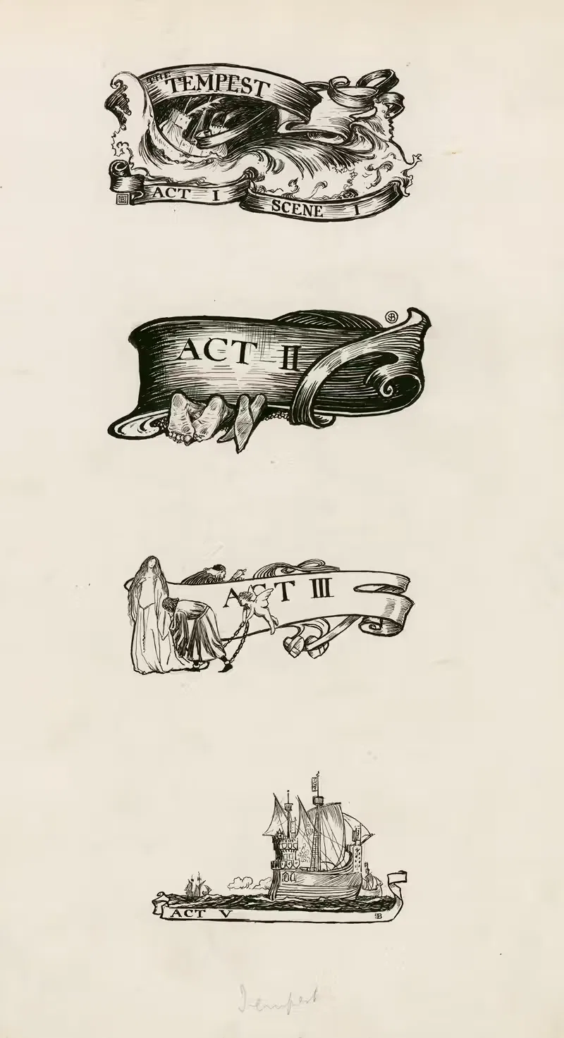 Шторм; Заголовки by Бьям Шоу, 1900 — digital art print download