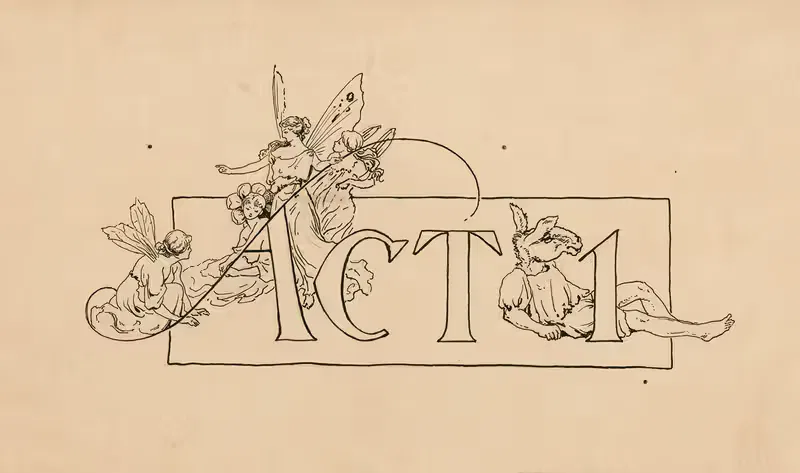 Сон в летнюю ночь; Акт I by Фанни Рейлтон, 1901 — digital art print download
