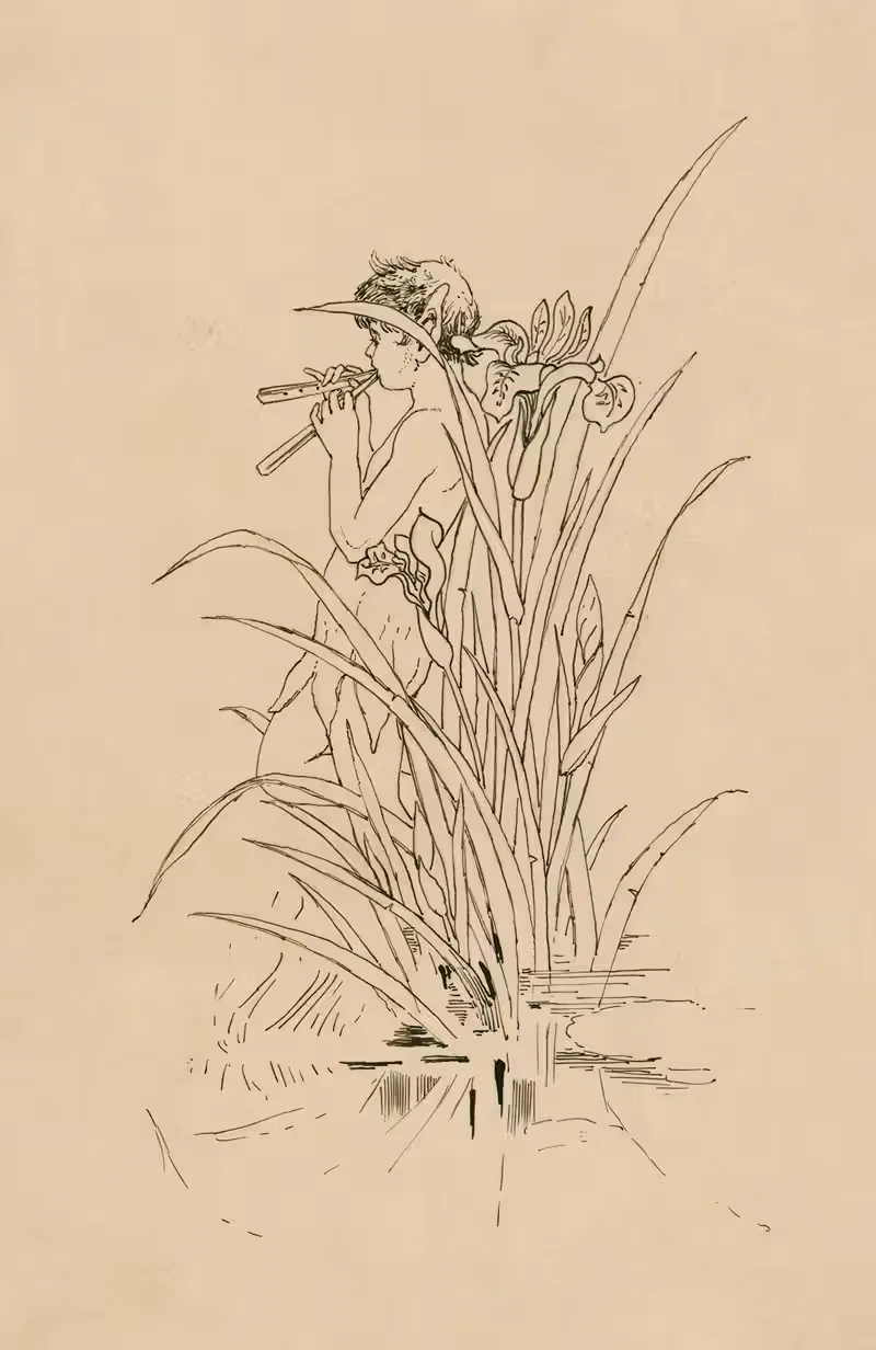 Иллюстрация к 'Сну в летнюю ночь' by Фанни Рейлтон, 1901 — digital art print download