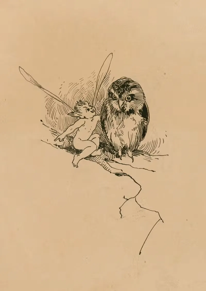 Иллюстрация из 'Сна в летнюю ночь'. by Фанни Рейлтон, 1901 — digital art print download