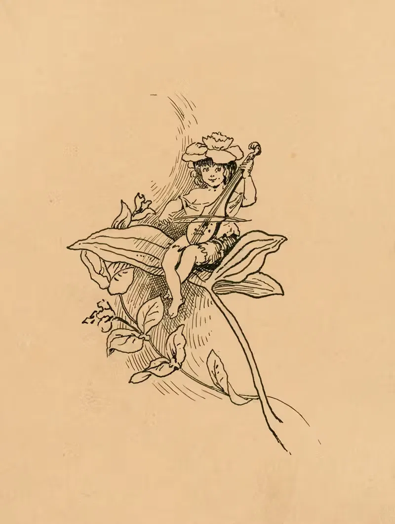 Иллюстрация к "Сну в летнюю ночь by Фанни Рейлтон, 1901 — digital art print download