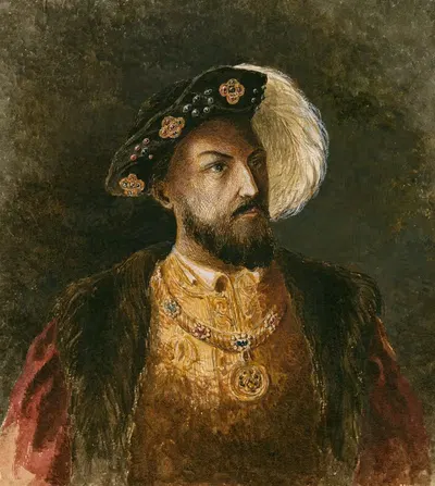 Portrait of King Henry VIII by Frederick Gilbert — digital art print download