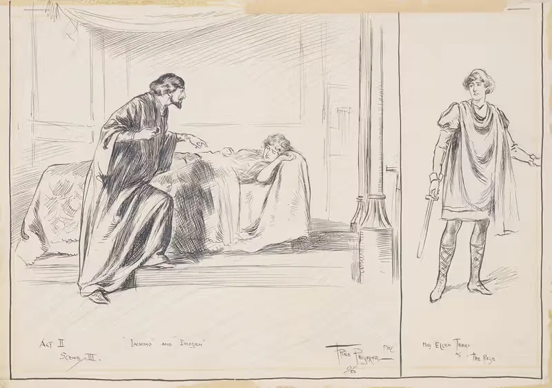 Сцены из Cymbeline в Лицей 2 — Фредерик Пеграм