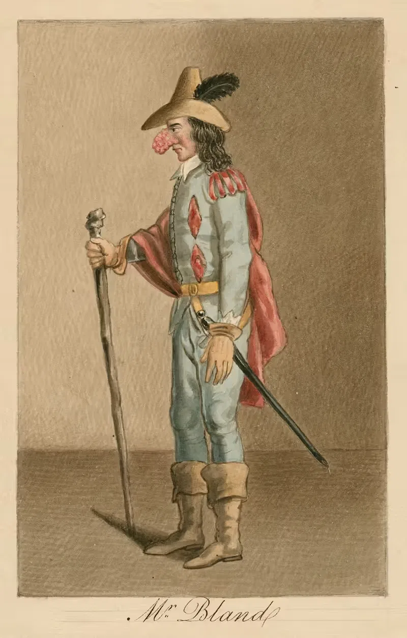Mr. Bland, actor and dramatist — George Perfect Harding