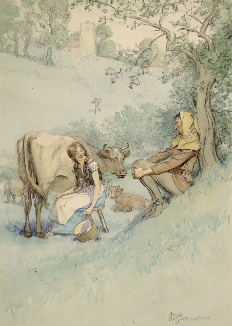 Illustrations to As you like it Pl.09 — Hugh Thomson