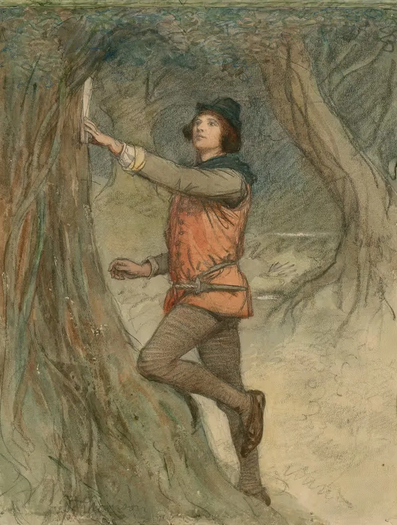 Illustrations to As you like it Pl.15 — Hugh Thomson
