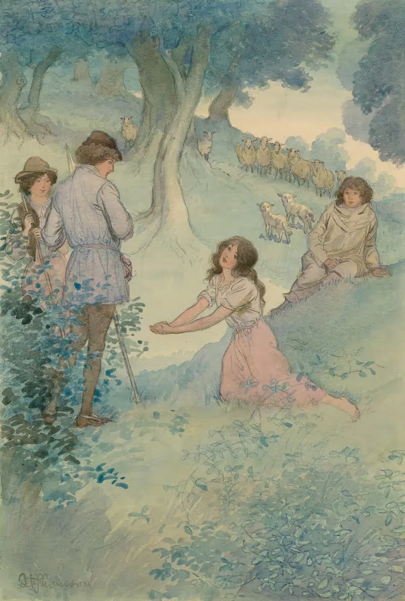 Illustrations to As you like it Pl.23 — Hugh Thomson