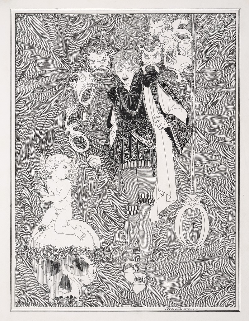 Гамлет, пл. 25 by Джон Остин, 1900-1922 — digital art print download