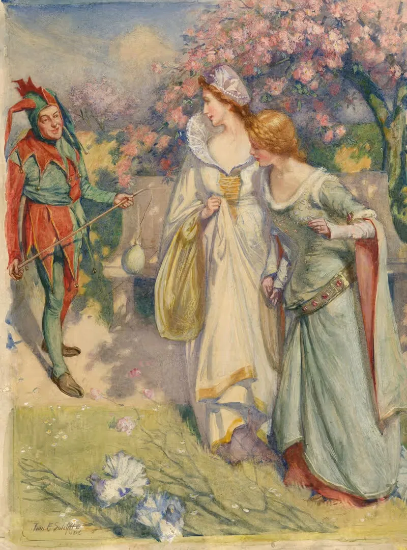 Как вам угодно, акт 1, сцена 2 by Джон Е. Сатклифф, 1901 — digital art print download