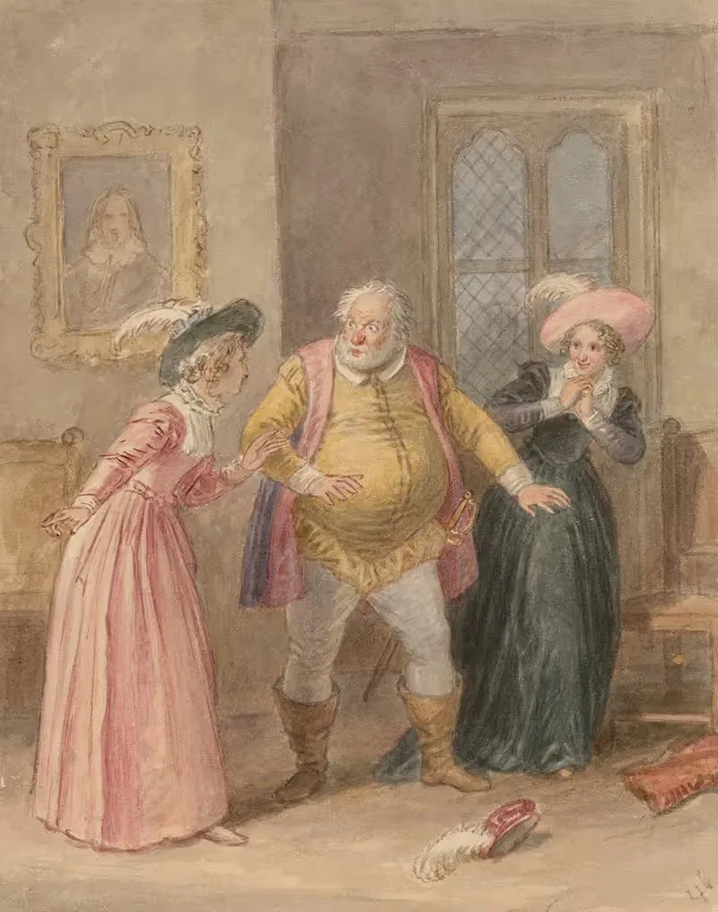 Illustrations to Shakespeare's Falstaff plays Pl.10 — John Massey Wright